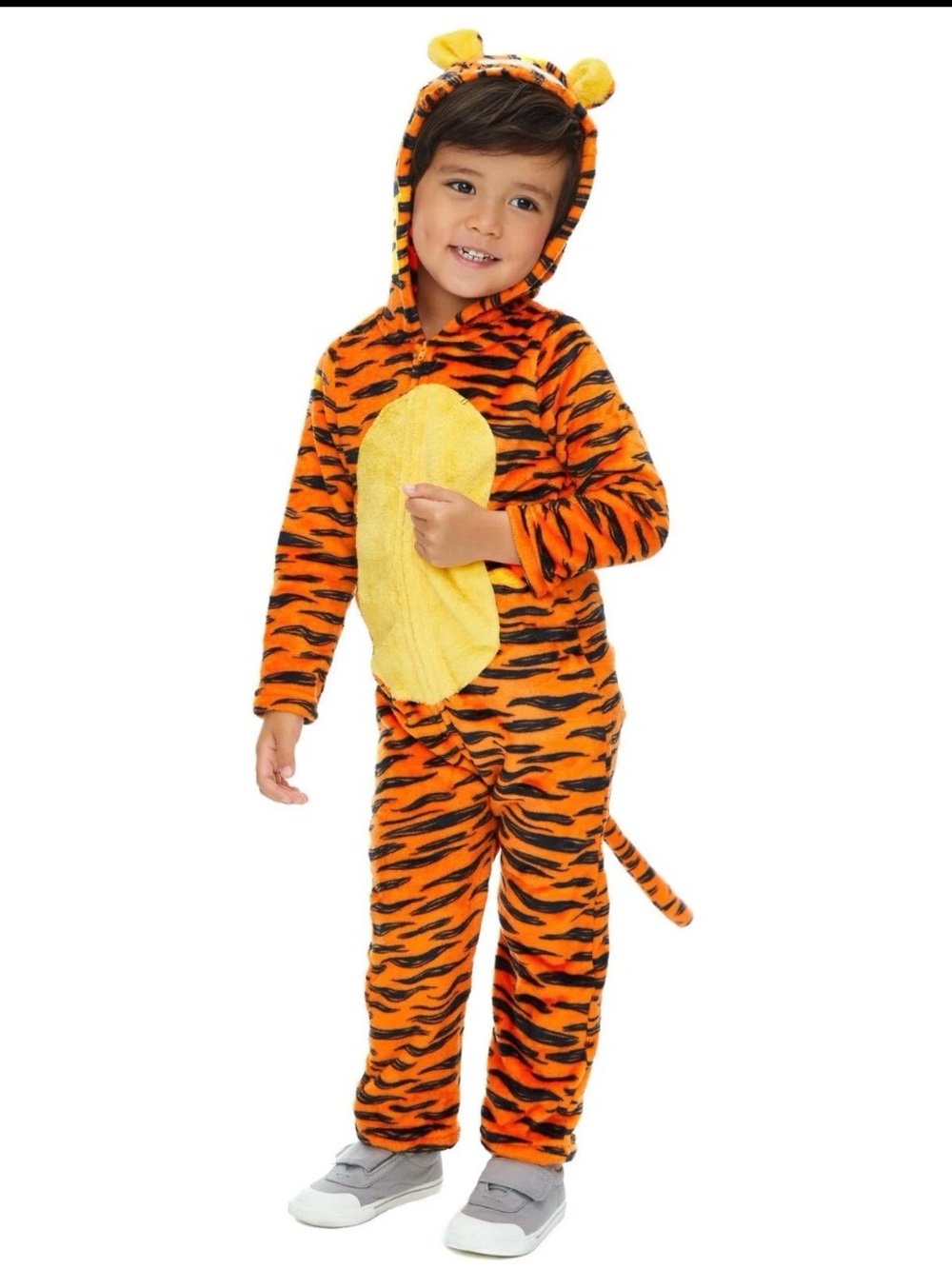 Disney•Tigger Hooded Plush Costume with Tail.
Toddler Sz.3T.